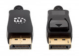 Manhattan Cable DisplayPort 8K V1.4, Macho, Macho, 7680 x 4320 Pixeles