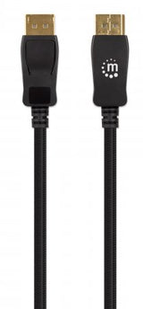 Manhattan Cable DisplayPort 8K V1.4, Macho, Macho, 7680 x 4320 Pixeles