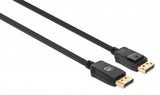 Manhattan Cable DisplayPort 8K V1.4, Macho, Macho, 7680 x 4320 Pixeles