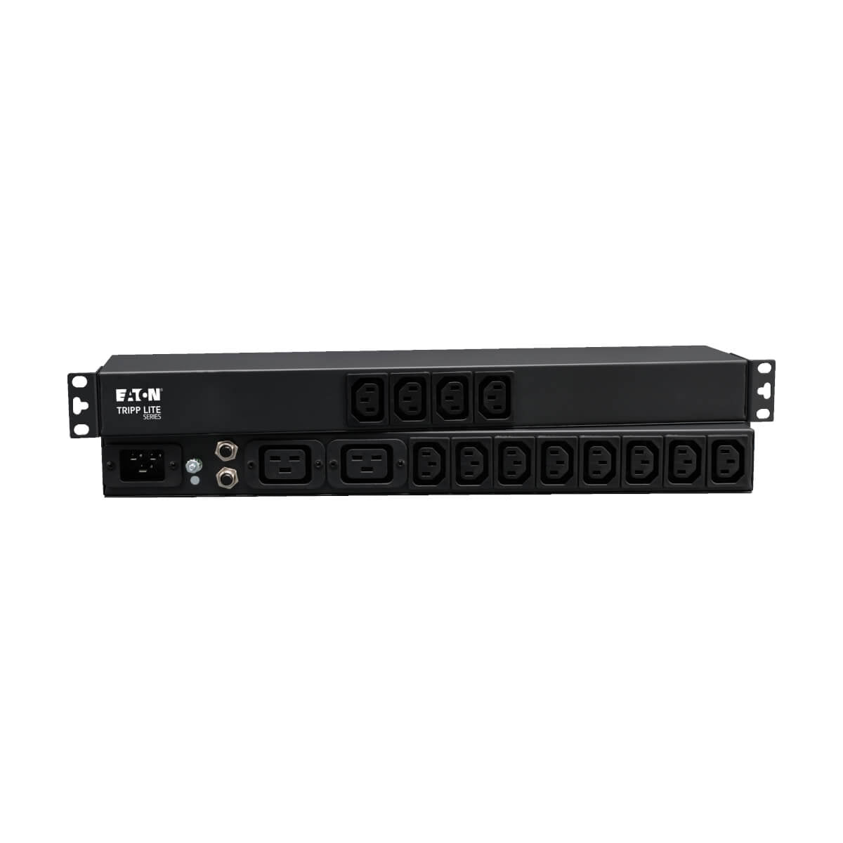 Tripp Lite PDU12IEC PDU Básico Monofásico de 1.6 / 3.8kW de 100V ~ 240V, 14 Tomacorrientes (12 C13 y 2 C19), Entrada C20