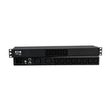 Tripp Lite PDU12IEC PDU Básico Monofásico de 1.6 / 3.8kW de 100V ~ 240V, 14 Tomacorrientes (12 C13 y 2 C19), Entrada C20
