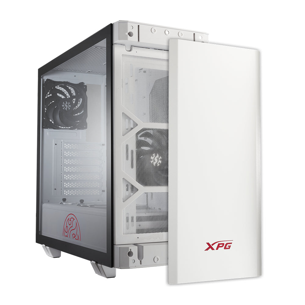 XPG INVADER Torre Media Blanca carcasas ordenador SPCC Midi Tower PC Blanco