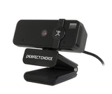 Perfect Choice PC-320500 cámara web 2 MP 1920 x 1080 Pixeles USB 3.2 Gen 1 (3.1 Gen 1) Negro, Full HD, 30 fps