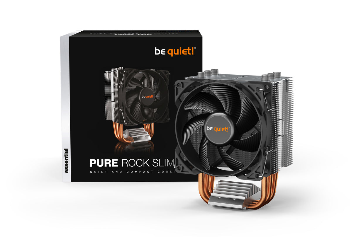 be quiet! PURE ROCK SLIM 2 sistemas de refrigeración para ordenadores Procesador Enfriador 9,2 mm 2000 RPM