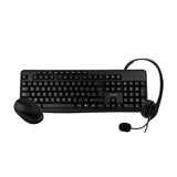 Acteck AC-931687 teclado Oficina USB QWERTY Negro