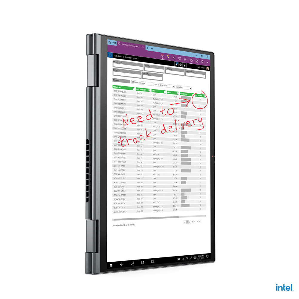 Lenovo ThinkPad X1 Yoga Gen 6 Laptop Storm grey Híbrido (2-en-1) Gris Convertible (Carpeta)