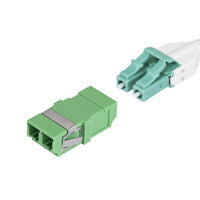 StarTech.com Paquete de 10 Acopladores de Fibra Óptica LC a LC Monomodo Dúplex - Acoplador LC Monomodo OS2 de Huella SC 