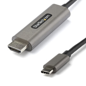 StarTech.com Cable 3m USB C a HDMI 4K de 60Hz con HDR10 - Adaptador de Vídeo USB Tipo C a HDMI 2.0b Ultra HD 4K - Conver