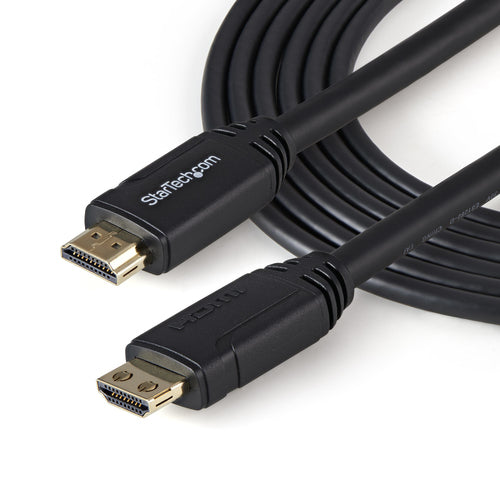 StarTech.com Cable HDMI 2.0 Delgado de Alta Velocidad con Ethernet 4K 60Hz de 3m - HDR10 - Conectores con Agarre Cables 