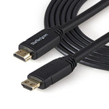 StarTech.com Cable HDMI 2.0 Delgado de Alta Velocidad con Ethernet 4K 60Hz de 3m - HDR10 - Conectores con Agarre Cables 