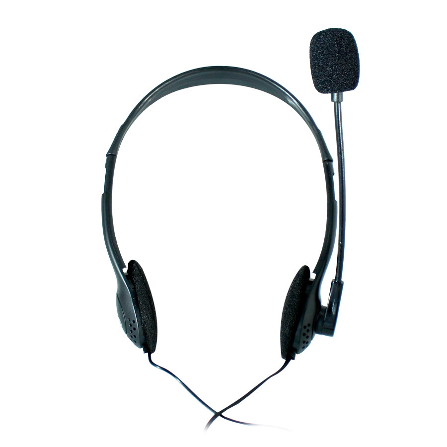 Ghia GAC-215 audífono y auriculare Auriculares Alámbrico Diadema Oficina/Centro de llamadas Negro