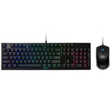 Cooler Master Gaming MS111 teclado Ratón incluido Juego USB QWERTY Español Negro, Alámbrico, Interruptor mecánico, LED R