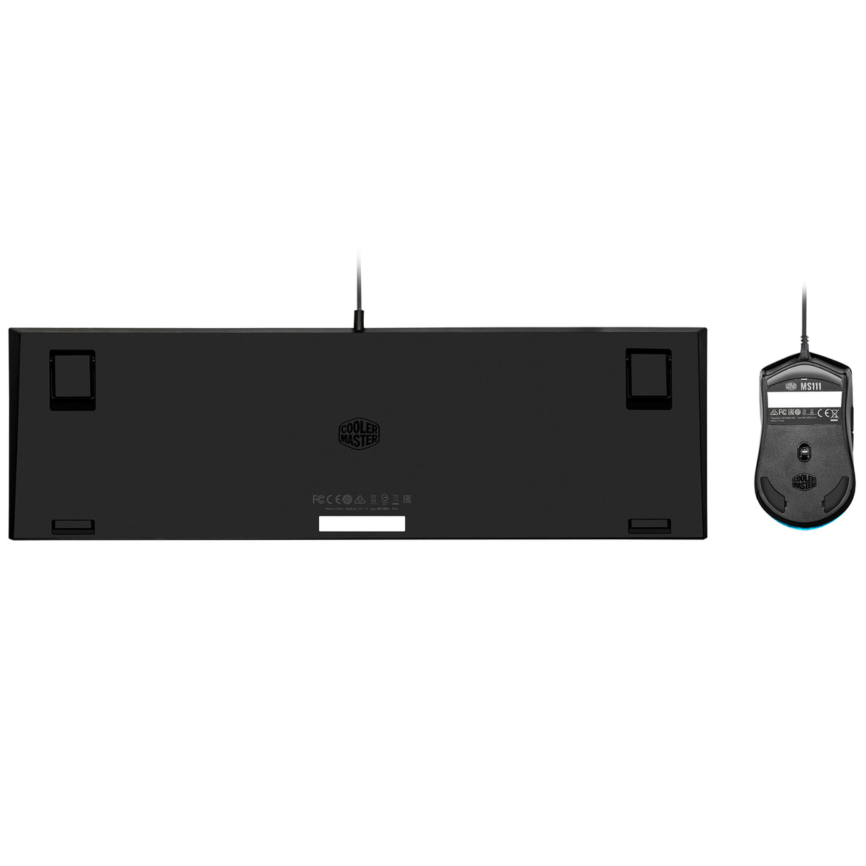 Cooler Master Gaming MS111 teclado Ratón incluido Juego USB QWERTY Español Negro, Alámbrico, Interruptor mecánico, LED R