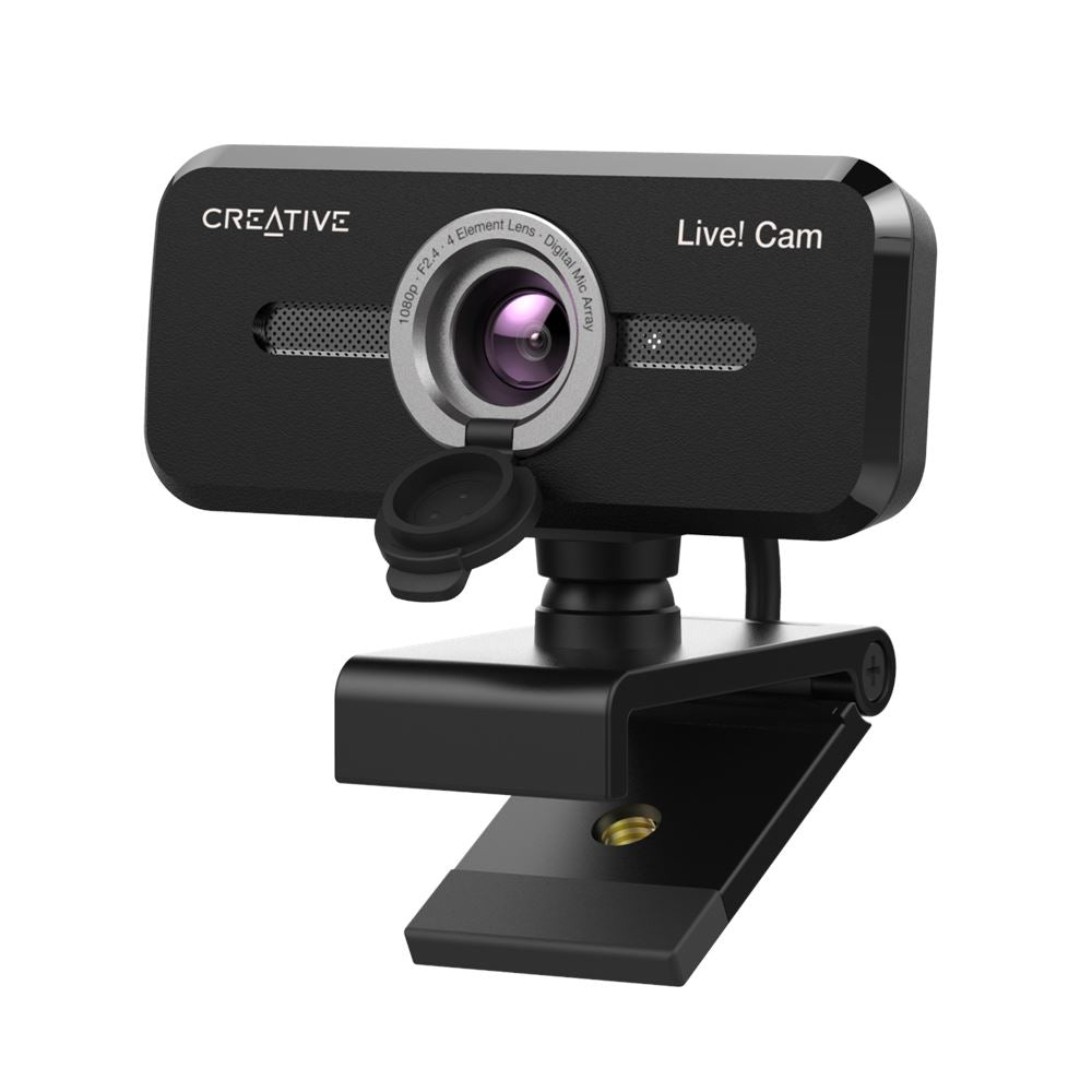 Creative Labs Live! Cam Sync 1080P V2 cámara web 2 MP 1920 x 1080 Pixeles USB 2.0 Negro, Full HD, 30 fps