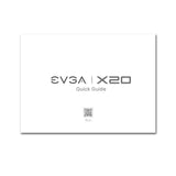 EVGA X20 ratón Juego Ambidiestro RF Wireless + Bluetooth + USB Type-A Óptico 16000 DPI, Negro