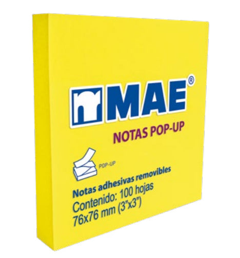 MAE 26165 etiqueta decorativa engomada Papel Amarillo 12 pieza(s)