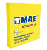 MAE 26165 etiqueta decorativa engomada Papel Amarillo 12 pieza(s)
