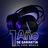 DIADEMA GAMER VORAGO START THE GAME HS-502 3.5mm, RGB, 50mm, negro