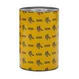 Zebra 6200 Resin Cinta Adhesiva 74 m 48 pieza(s) Negro Resina