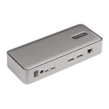 StarTech.com 129N-USBC-KVM-DOCK Bases para portátiles y replicadores de puertos Alámbrico USB 3.2 Gen 2 (3.1 Gen 2) Type