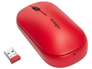 Mouse Kensington Suretrack Bluetooth 5.0, DPI 4000, Inalámbrico, Rojo, Receptor USB