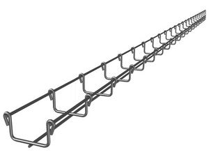 Charola Malla Charofil MG-50-420EZ, 33/50 mm, Zinc, 26 cables Cat6, 3m.