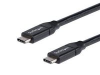 StarTech.com Cable USB-C de 4 metros con Capacidad para Entrega de Potencia (5A) - USB 2.0 - Certificado Cable USB 2.0 USB C USB C Macho