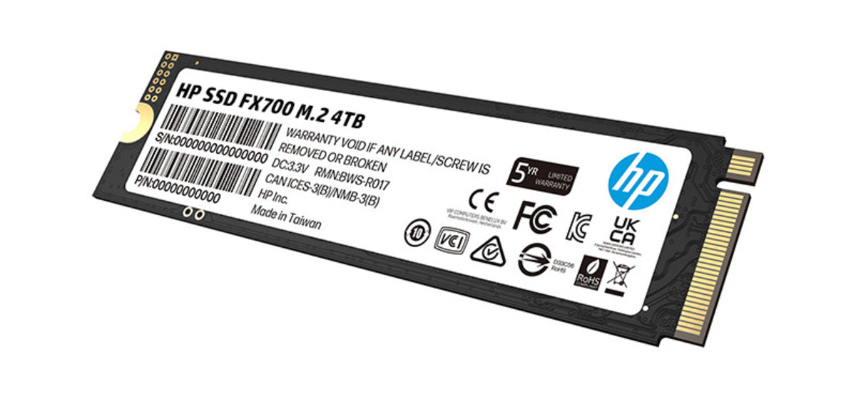 SSD M.2 HP FX700 4TB PCIe 7200/6200 Velocidad Lectura/Escritura (8U2N7AA)