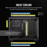 Corsair 2500X Midi Tower Negro, ATX, Plástico, Acero, CC-9011265-WW | Gabinetes de computadora