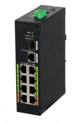 Dahua Technology DH-LR2110-8ET-120 L2 Fast Ethernet (10/100) Energía sobre Ethernet (PoE) Negro