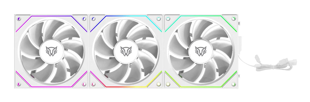 Balam Rush Eolox Link-R EXL95R Gabinete de la computadora Ventilador 12 cm Blanco