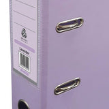 Techmakro FI614010 carpeta de cartón Carta Púrpura, Anillo D, Almacenamiento, Cloruro de polivinilo (PVC)