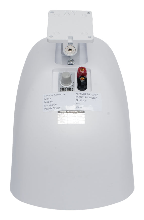 Epcom EP-865CF altavoz De 2 vías Blanco Alámbrico 50 W