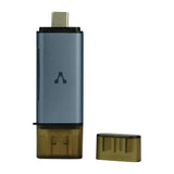 Vorago CR-350 lector de tarjeta USB 3.0 Type-A/Type-C Plata, MMC, MicroSD (TransFlash), SDHC