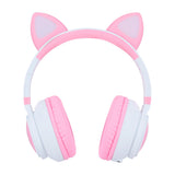 Vorago HPB-300-K audífono y auriculare Auriculares Inalámbrico Diadema Llamadas/Música USB Tipo C Bluetooth Rosa, Blanco