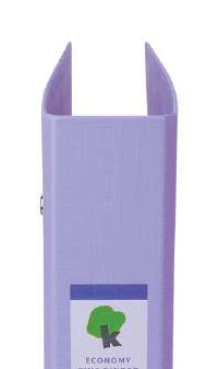 Techmakro CARP0941-1 carpeta de cartón Carta Lavanda, Almacenamiento, Cloruro de polivinilo (PVC), 250 hojas