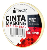 Nextep NE-609D cinta adhesiva 50 m Beige 1 pieza(s)
