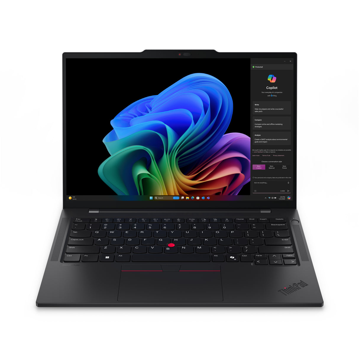 R-Go Tools ThinkPad T14s Gen 6 (Snapdragon) Copilot+ PC Ordenadores portátiles Portátil Negro 35,6 cm