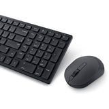 DELL Teclado y mouse compactos y silenciosos Pro - KM555 - Español de Latinoamérica, Tamaño completo (100%), Inalámbrico, RF inalámbrico + bluetooth