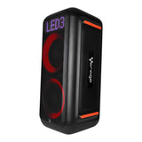 Vorago KSP-700 altavoz portátil y para fiesta Altavoz portátil estéreo Negro, Inalámbrico, Rectángulo, Botones