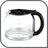 T-Fal CM1408MX cafetera eléctrica Semi-automática Cafetera por goteo 1.8 L, De café molido, Negro