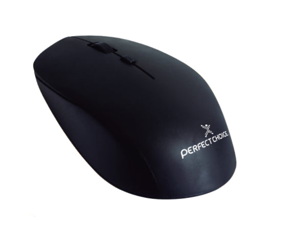 Perfect Choice Mouse inalámbrico Root Pro Negro PC-045137 - ratón Oficina Ambidextro RF inalámbrico
