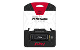 Kingston Technology 4000G FURY RENEGADE M.2 2280 NVMe SSD unidades internas de estado sólido 4 GB M.2 PCI Express 4.0 Si