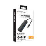 ArgomTech ONE AXESS Alámbrico USB 3.2 Gen 1 (3.1 Gen 1) Type-C Negro