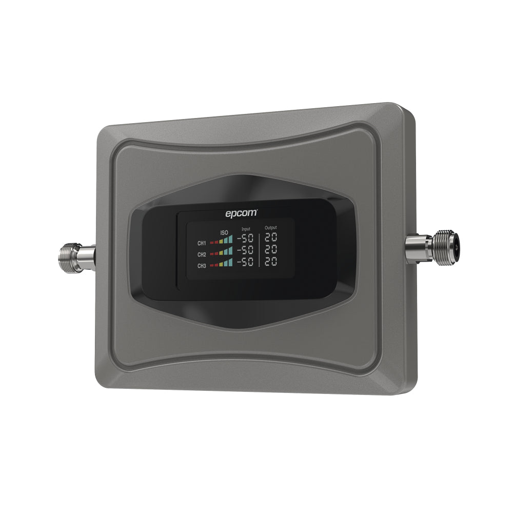 Epcom EP-TB-4GV2 amplificador de señal celular Amplificador de señal móvil para interior Negro, Gris, Blanco
