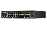 QNAP Switch QSW-M3216R-8S8T-US, 16 Puertos, 8 SFP 10GbE, 8x 10GbE RJ45