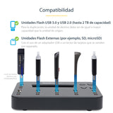 StarTech.com Clonador Autónomo 1:5 para Memorias USB - Copiador de Unidades de Memoria USB - Copia Sector por Sector de Sistema y Archivos - 1.5