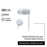 Sony WI-C100/WZ UC Auriculares Auriculares Dentro de oído Llamadas/Música Binaural