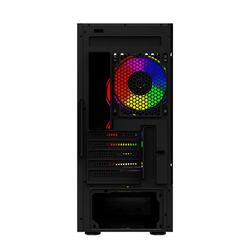 Balam Rush Dragonfly II Crystal GM745s Midi Tower Negro, Micro ATX, Mini-ITX, Metal