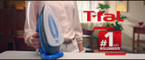 T-Fal Smart Protect Plancha de vapor en seco Suela Durilium Airglide 1700 W Azul, Blanco, 120 g/min, 40 g/min